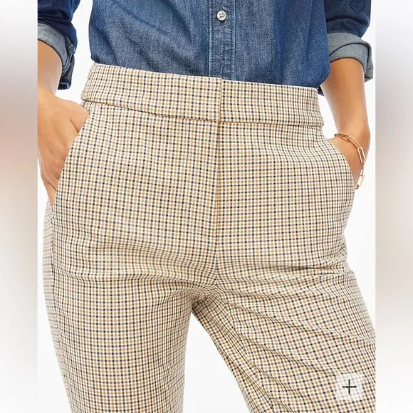 JCrew Kelsey kick out crop flare pant - Picture 2 of 6